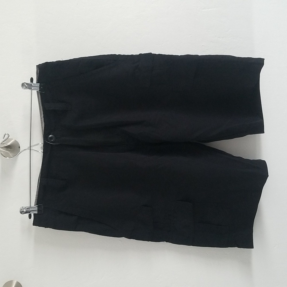 Black Cargo Shorts